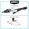 HART 1 Amp 2-Speed Rotary Tool Kit with 10 Accessories