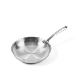 CHEF TOPF 5-ply Stainless Steel Frying Pan 10inch, Full 5-Ply Clad Construction Professional Grade Pan, Brushed Finish, Induction Cooking Pan, Oven Safe, Dishwasher Safe