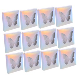 Minkissy 30pcs Creative False Eyelash Packaging Box Window Portable and Lash Holder for Makeup Artists Delicate Design for Easy Storage and of False Lashes
