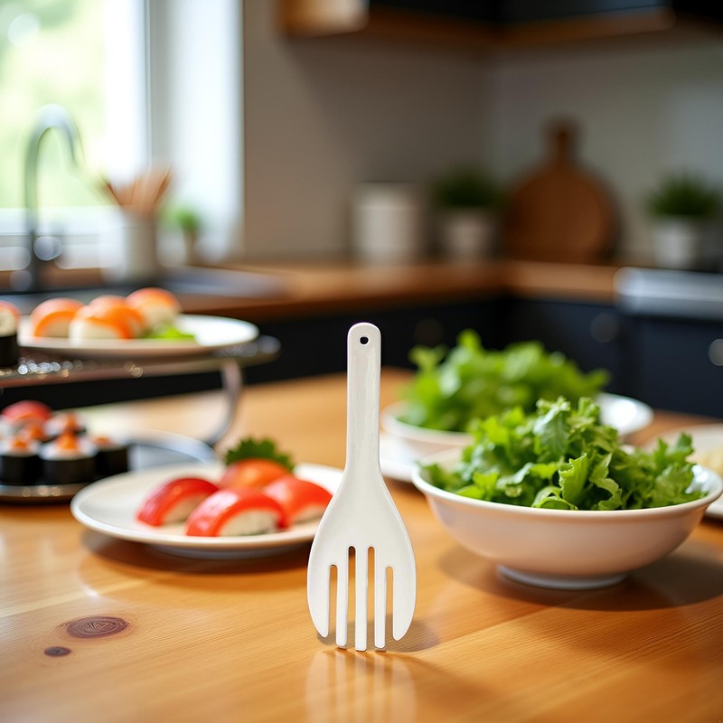 1 Pc White Jumbo Large Plastic Rice Paddle Spatula Scoop