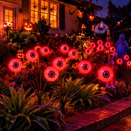 Solar Eyeball Garden Light for Halloween Decor – Waterproof LED Lawn Accent for Yard, Terrace & Balcony