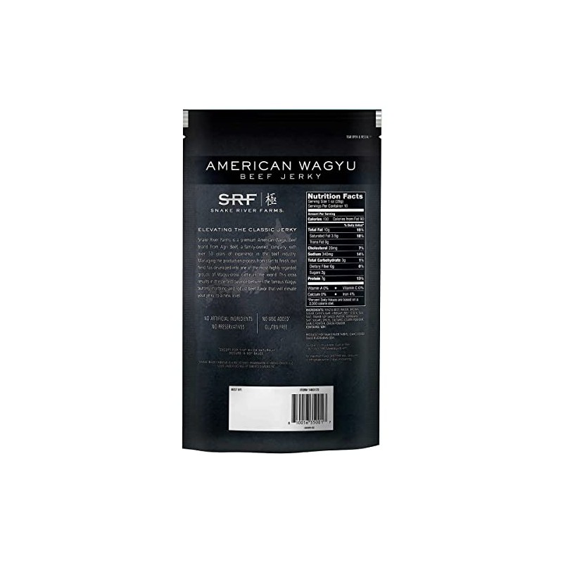 Snake River Farms American Wagyu Beef Jerky, 10 Ounce