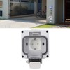 Outdoor Socket IP66 Weatherproof German Outdoors Outlet for Gardens Workshops