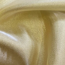 Christmas Fabric Gold Metallic Organza Shimmer Craft Fabric Material