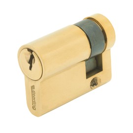 Sterling ESB3011V 5 Pin Single Euro Cylinder, Brass, 30mm