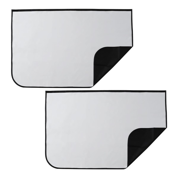 Seiwa Z119 Car Curtains, Set of 2, Easy Magnetic Curtains,