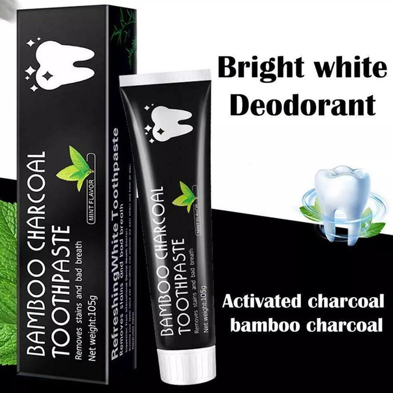 Pemarlis Pack of 3 x 105 g Activated Carbon Toothpaste