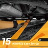 4 Pack Axle Tie Down Strap Combo with Snap Hook