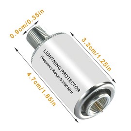 Inline Surge Protector for Satellite HD-TV Antenna Coaxial Cable TV RG6-RG59-COAX-OTA-HD