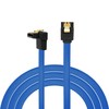 BIGtec SATA Cable 0,1m blau gerade/unten