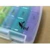 Pill Box Organizer 3 Times a Day Travel Pill Box