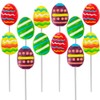 Fruidles Happy Easter Egg Lollipops Suckers, Fat-Free - Individually Wrapped