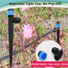 30pcs Drip Irrigation Emitters - Push-to-Quick Connect to 1/4" Tube