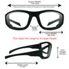 Bikershades Transitional Motorcycle Safety Glasses Photochromic CLEAR to GREY Lens