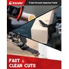 EZARC 7PCS Oscillating Saw Blades, Titanium Multitool Blades for Wood