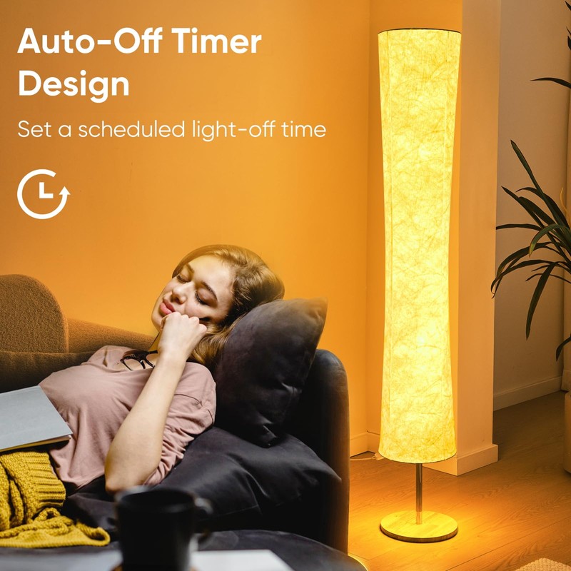 58 inch Simple Design Morden Soft Light Floor Lamp 3