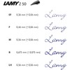 Lamy Nib for Safari, Vista, Joy, AL-Star, Black Fine