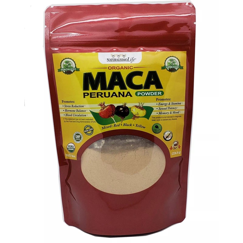 Amazing Natural Peruvian Organic Maca Powder 8 oz 227 Gram