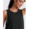 CRZ YOGA Pima Cotton Cropped Workout Tank Tops for Women