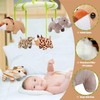 Anboor 5pcs Small Stuffed Animals—Jungle Animal Plush Set 4.8 Inch