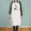 Azeeda 'Elevated Strength with Dumbbells' Unisex Cooking Apron (AP00068439)