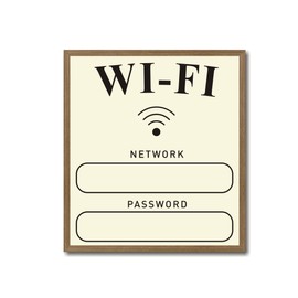 2 Pack WiFi Password Sign Fridge Magnet,Dry Erase WiFi Sign,Magnetic WiFi Password Network Sign for Home, Guests, Business,Airbnb(4.5 * 5inch,Elegant Design)