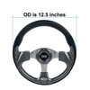 Classic Look Golf Cart Steering Wheel Easy to Match For