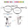 GLARKS 12Pcs 2 Inch Drop Ceiling Hooks with Hanging Wire