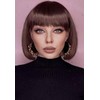 Brown bob wig, chic and stylish: Honour mocha #10