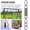 WAREMAID Hammock Chair Spring, Hanging Chair, Mounting Hardware Set, 360