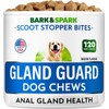 BARK&SPARK Gland Guard - Anal Gland Support 120 Chews -Scoot