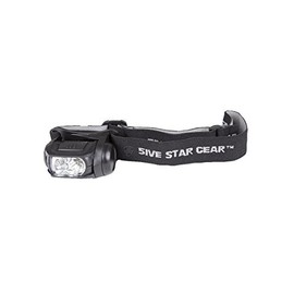 5ive Star Gear Multi-Function Headlamp with Strobe, Black