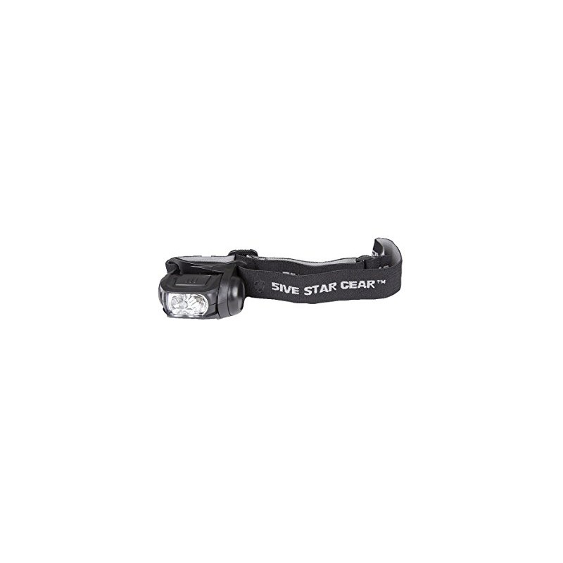 5ive Star Gear Multi-Function Headlamp with Strobe, Black