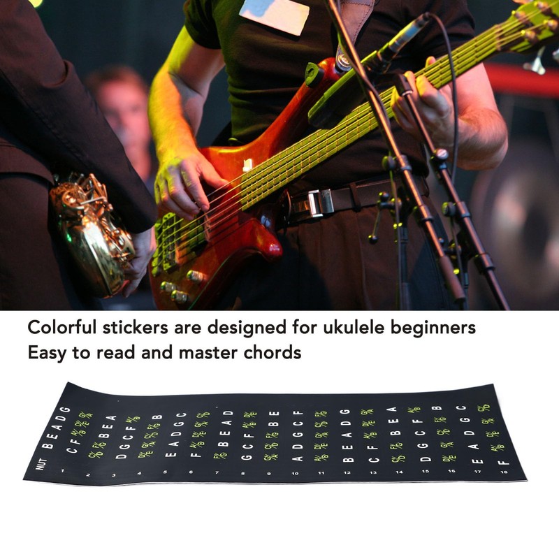 Guitar Fretboard Note Map Removable Fret Stickers Bass Chord Fret