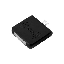 Aswalling Mini Portable RFID ID Card Reader 125KHz USB Smart EM Card Reader forWin8 Android OTG Smart Phone Support Black