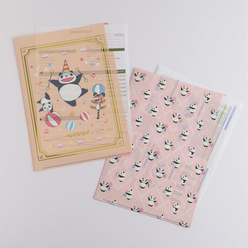 Overglad PNN-110 Panda Panda A4 Pocket Clear File Circus