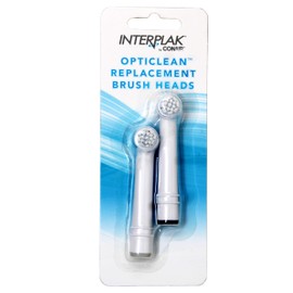Interplak by Conair OptiClean Replacement Brush Heads 2 ea