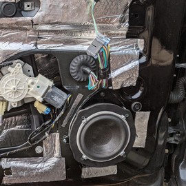 Autycle Car Front Door Speaker Adapter Spacer Ring Bracket 6" x 9" Replacement for Toyota for Lexus, 2pcs Black