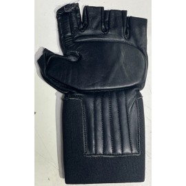 Occunomix LEFT HAND ONLY Protective Fingerless Leather Anti-Vibration Mechanics Glove MED
