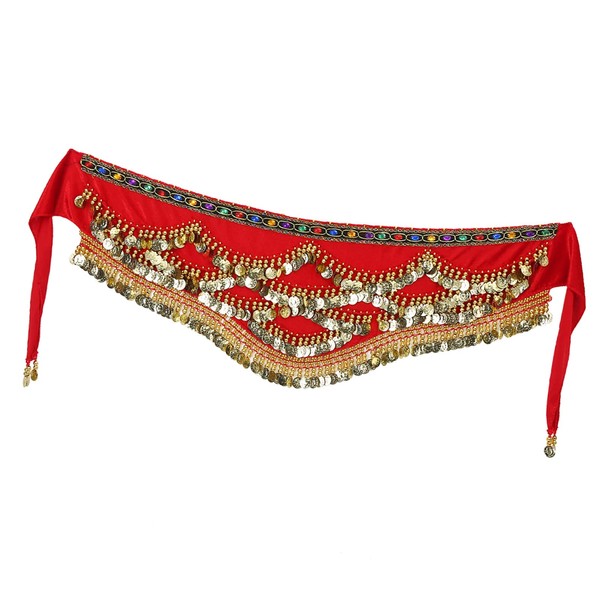 VBESTLIFE Belly Dancing Hip Scarf,Colors Belly Dancing Hip Scarf Wrap