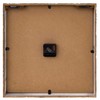 Yosemite Home Decor Square Wooden Wall Clock, White Frame, White