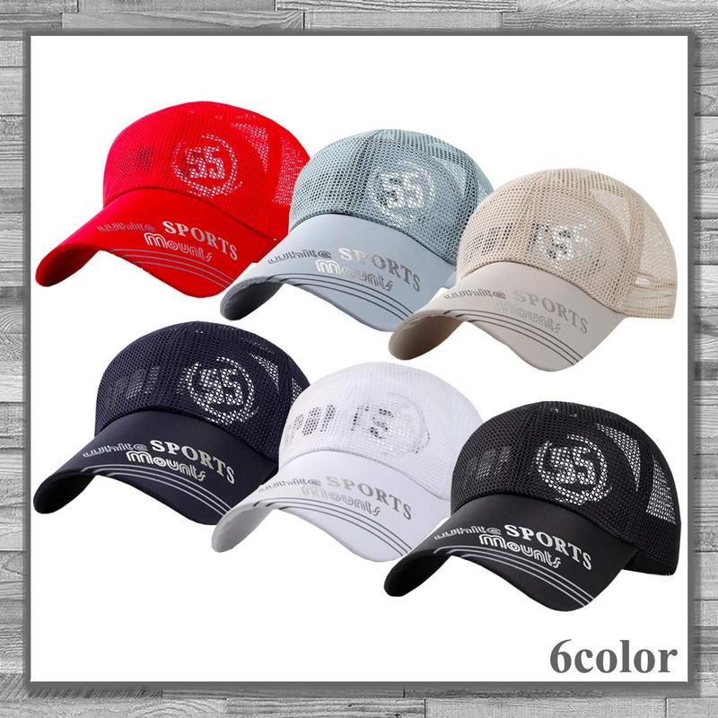 LEX STANDARD CH011 Men's Cap, Mesh, Stylish, Logo, Sports, Outdoor