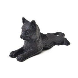 Cast Iron Cat Door Stop Vintage Decor Design Stooper Floor Stopper Decorate Windproof