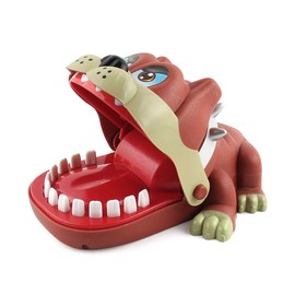 Sipobuy Shar Pei Dog Dentist Bite Finger Toy Funny Delicate Toy Tabletop Game Funny Interactive Kids Family Toy Party Favour Birthday