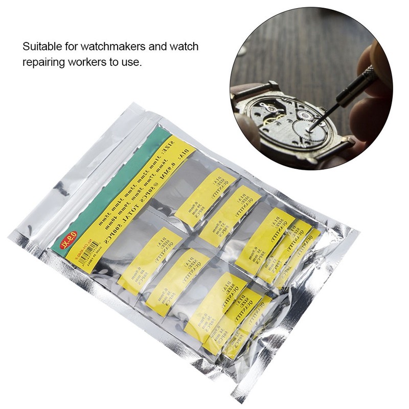 500pcs 0.9mm O Ring Rubber Seal Watch Back Cover Seal