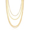 Bohemian Layered Choker Necklaces Multilayer Adjustable Layering Chain Gold Snake