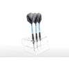 ECSEM Clear Acrylic Dart Holder/Display Stand, Holds 6 Steel/Soft Tip