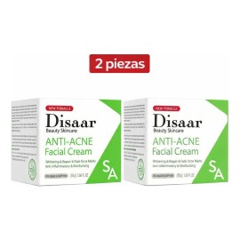 Crema Para Piel Grasa Y Imperfecciones, Antiacné Disaar, 2pz