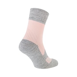 SEALSKINZ Bircham Unisex Waterproof All Weather Ankle Length Sock, Pink, S