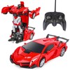 Robot Plaza Radio Controlled Car Transformation Robot Toy, One Button
